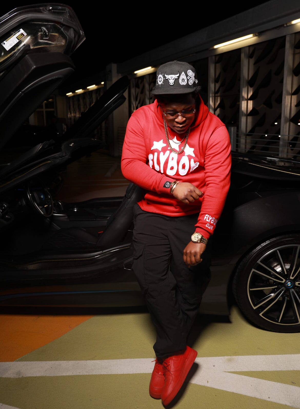 Flyboy D2R Hoodie (RED) Flyboy Apparel 