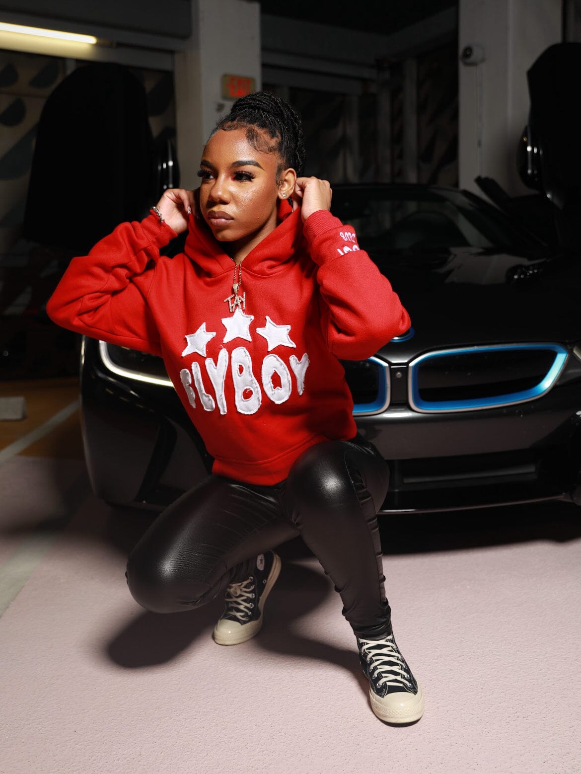 Flyboy D2R Hoodie (RED) Flyboy Apparel 