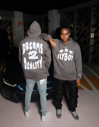 Flyboy D2R Hoodie (GREY) Flyboy Apparel 