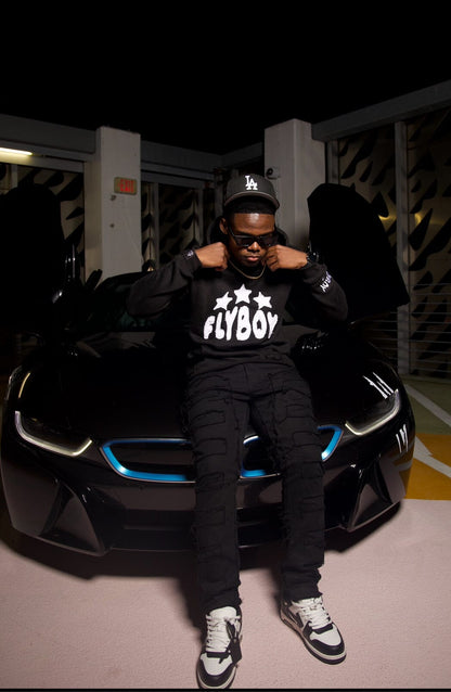 Flyboy D2R Hoodie (BLACK) Flyboy Apparel 